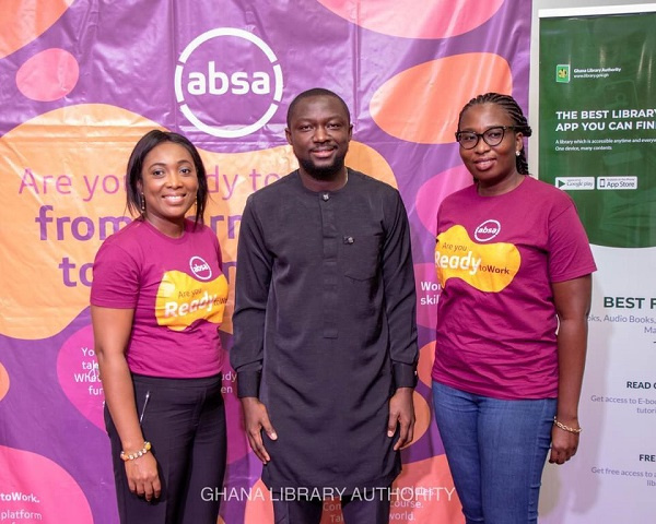 Ghana Library and Absa Bank opens application for ReadytoWork e-learning project