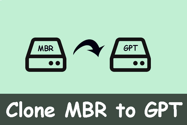 How to clone MBR to GPT without boot problems